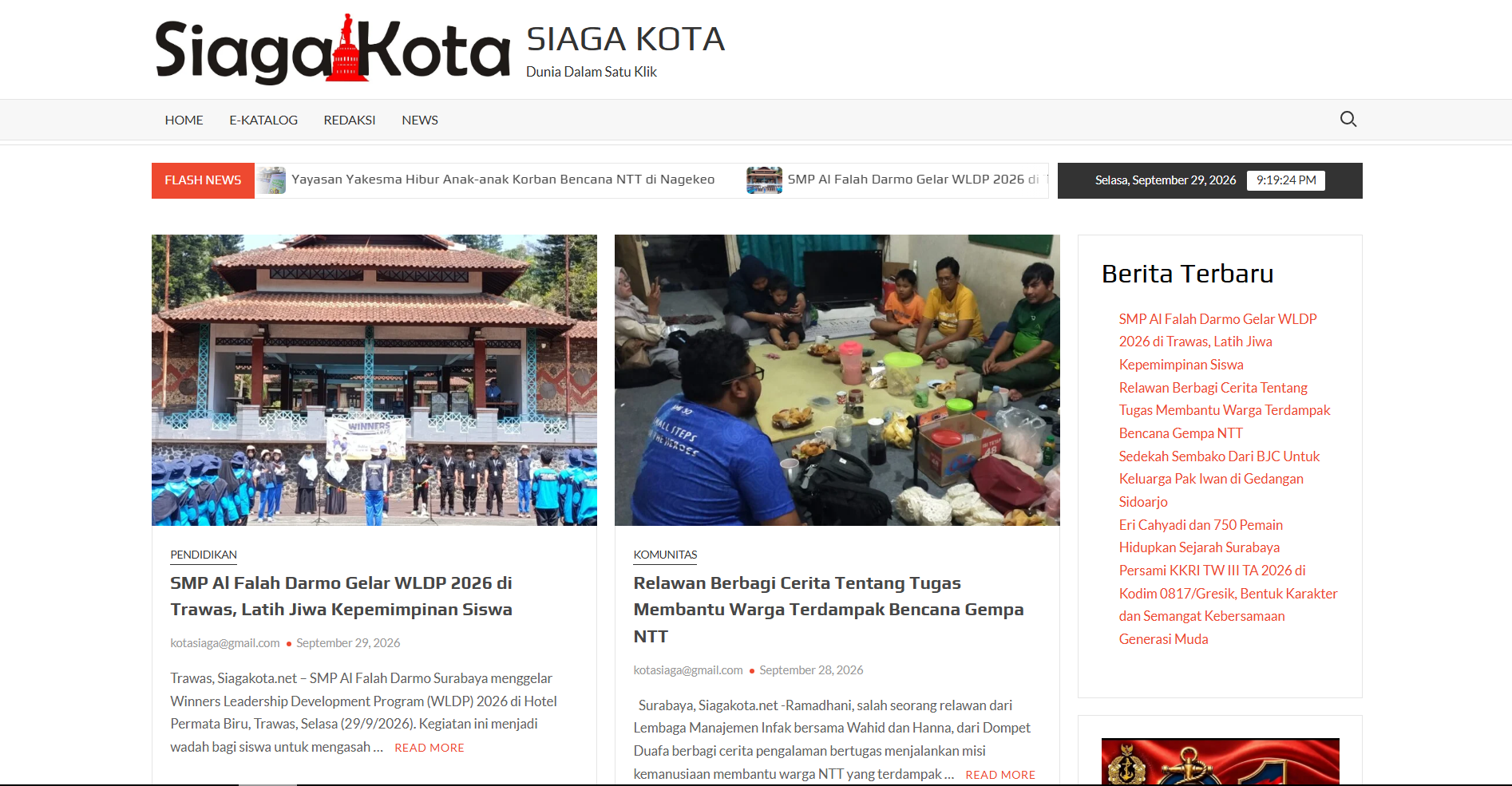 Siaga Kota - News Website
